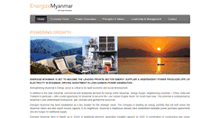 Desktop Screenshot of energizemyanmar.com